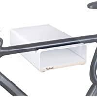 PARAX Soporte de pared para bicicleta - fabricado en Alemania – S-RACK en blanco adecuado para bicicleta de carretera…